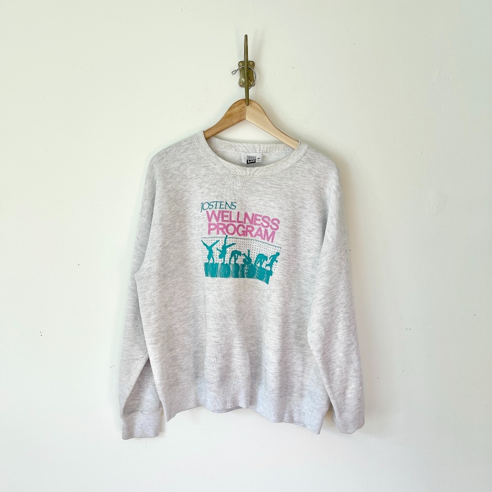 Vintage Josten's Wellness Program Workout sweatshirt